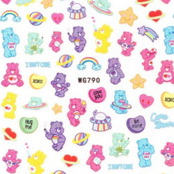 Cute Bears Nail Art Stickers - Bio Seaweed Gel USA